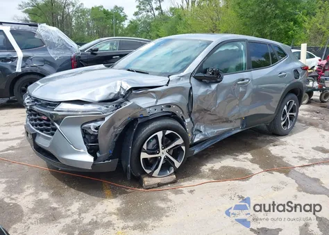 2025 Chevrolet Trax Fwd 1Rs из США, поврежденный, VIN KL77LGEP2SC010631